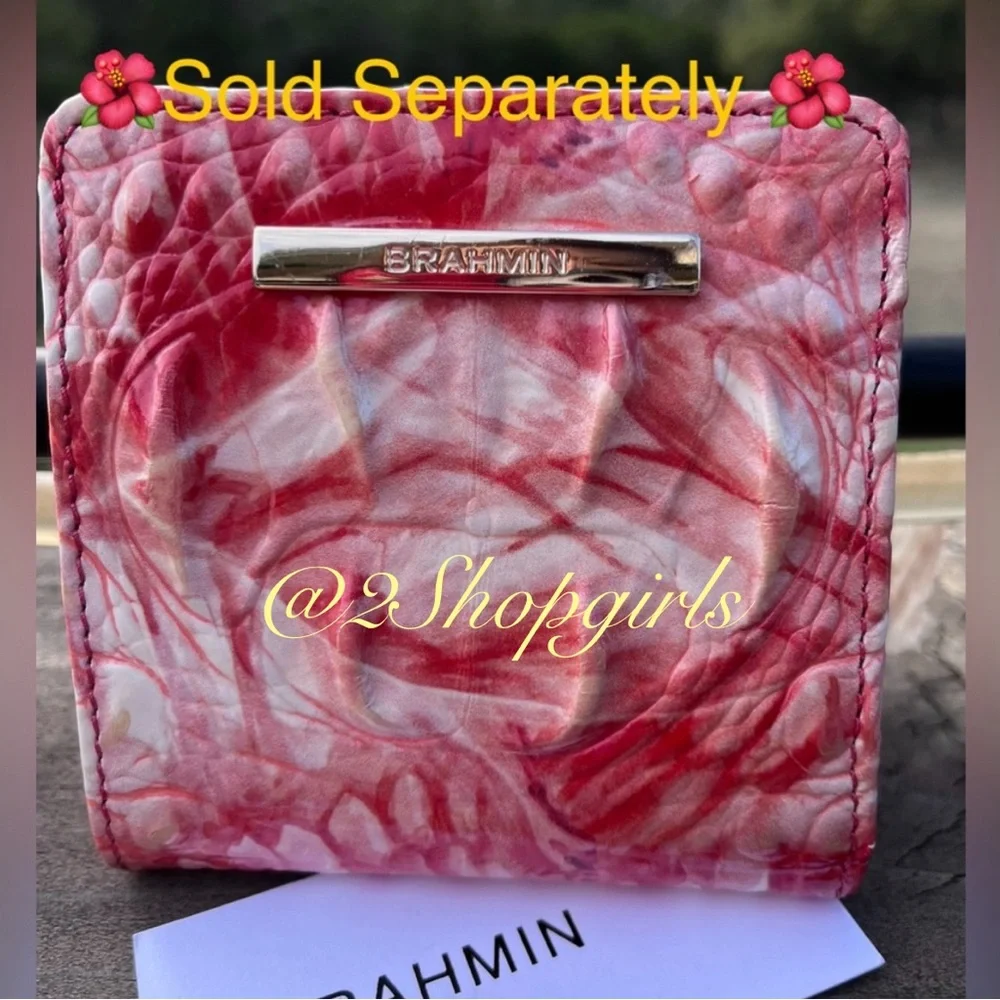 NWT Brahmin Monique Pink Flamingo Melbourne Tote